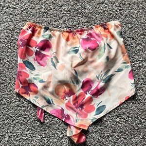 Floral tube top